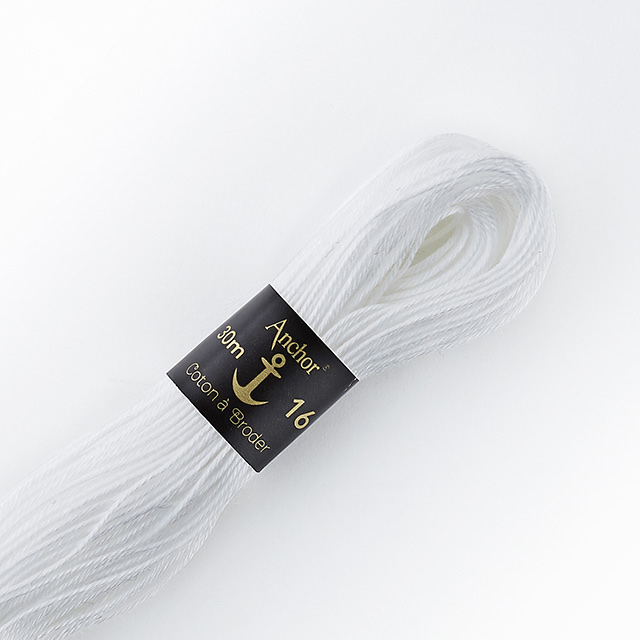 刺しゅう材料 Anchor-アンカー- 刺繍糸 アブローダー 16番（342220） 色番1 (H)_5a_