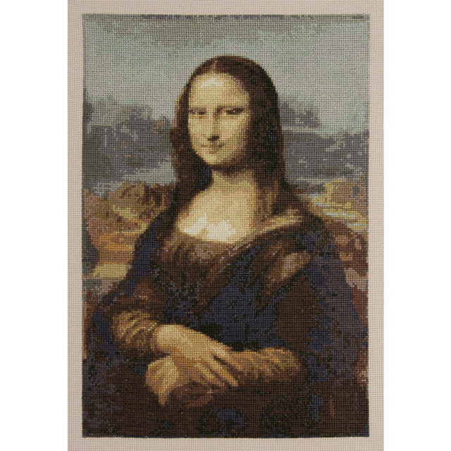 刺しゅうキット DMC×ルーヴル美術館 Le Louvre Collection クロスステッチキット ダ・ヴィンチ 「モナ・リザ」（BK1970/81） (H)_5a_