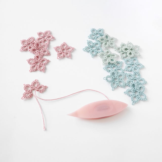 【新宿本店11F】6/19 伊禮千晶と編むタティングレースのお花アクセサリー