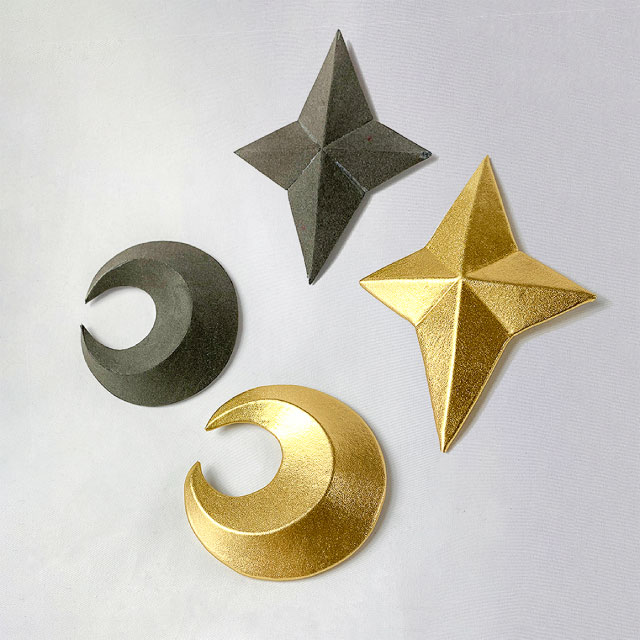 【本店11F】12/7 五月うさぎと作る月と星の型紙