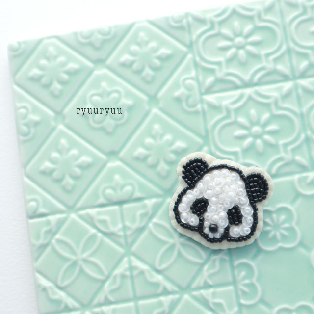 【本店11F】2/12 流流ryuuryuuと作るパンダのかおのブローチ