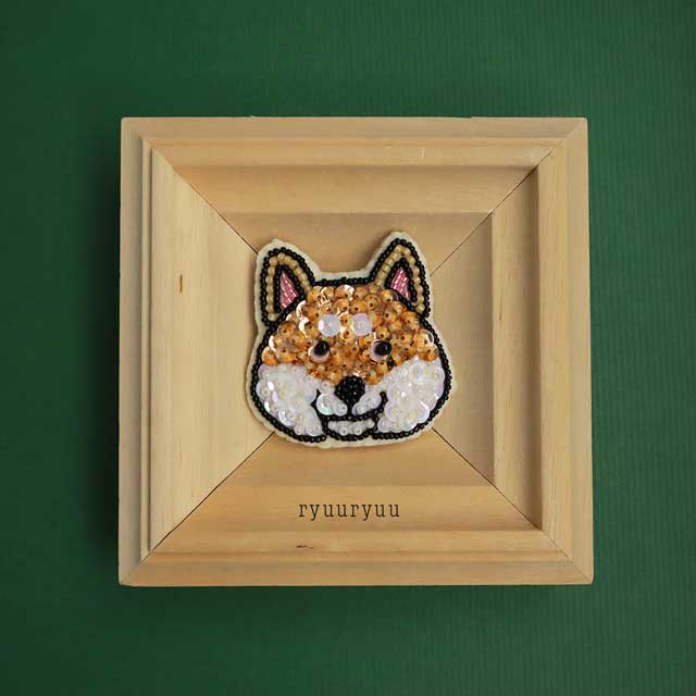 【本店11F】5/14 流流ryuuryuuと作る柴犬のブローチ