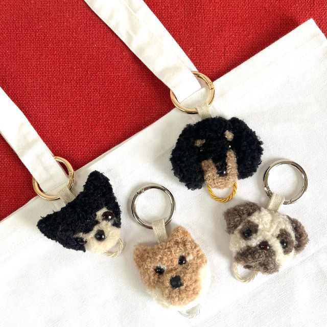 【本店11F】11/16 studio hapuna 美和と作る うちのワンコ キーホルダー【短毛の子】