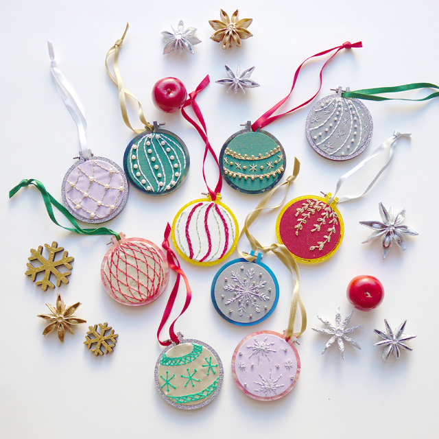 【本店11F】11/24 kanaと作るミニ刺繍枠のオーナメント