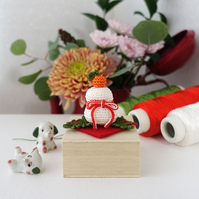 【本店11F】11/29 gallery LOTTAと編む小さな鏡餅