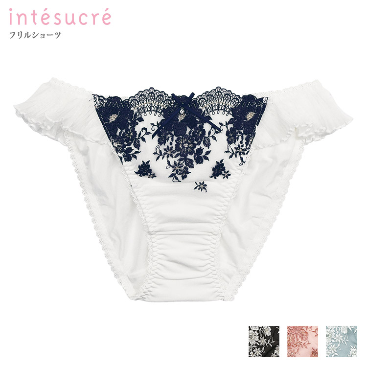 ISP330｜アンテシュクレ intesucre narue×intesucreコラボ フリルショーツ 全4色 M/L