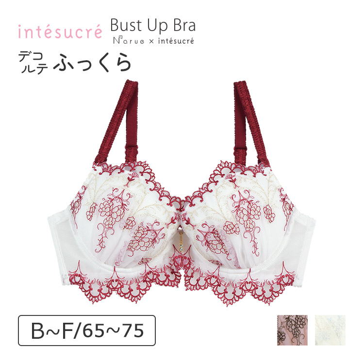 IBT367｜アンテシュクレ intesucre narue×intesucre バストアップブラ ブラジャー単品 ふっくらデコルテメイク BCDEFカップ