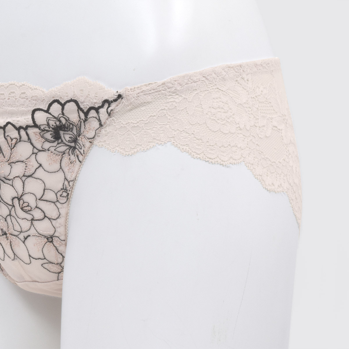 ISD398|アンテシュクレ intesucre 毎日フィットブラ IBT398Sペア バックレースショーツ S/M/L