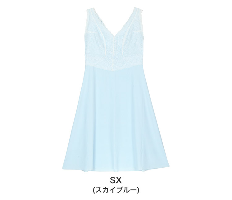 ILS400|アンテシュクレ intesucre ちーちょろす×intesucre Magic Slip スリップ M-L/L-LL/LL-3L 丈90cm