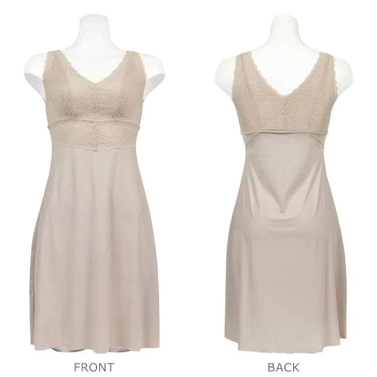 ILS400|アンテシュクレ intesucre ちーちょろす×intesucre Magic Slip スリップ M-L/L-LL/LL-3L 丈90cm