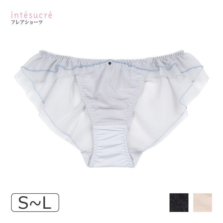【4/15発売予定】ISD393|アンテシュクレ intesucre 毎日フィットブラ IBT393Sペア フレアショーツ S/M/L