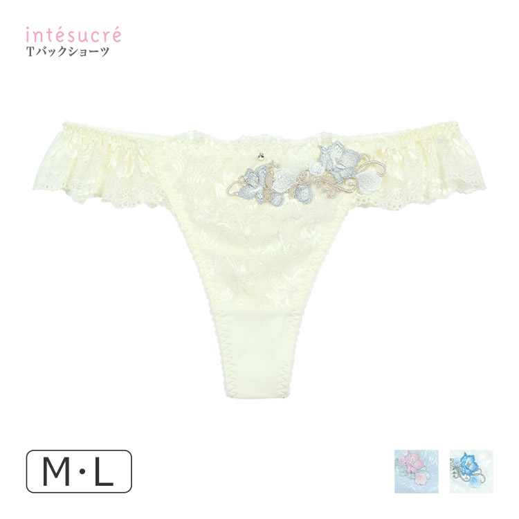 IST391｜アンテシュクレ intesucre なでしこブラ IBT391ペア Ｔバックショーツ M/L