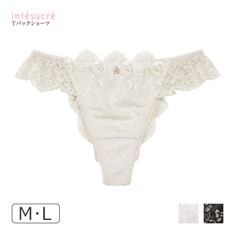 【5/8発売予定】IST394｜アンテシュクレ intesucre narue×intesucre IBT394ペア Ｔバックショーツ M/L