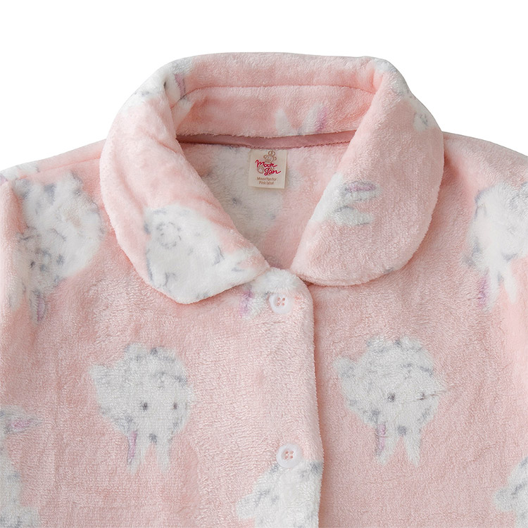 ナルエー Narue シャイニースノー ふわもこバニー ルームウェア ワンピース 前開き 全3色 M L 下着 ランジェリーの専門店 アンテシュクレ Intesucre