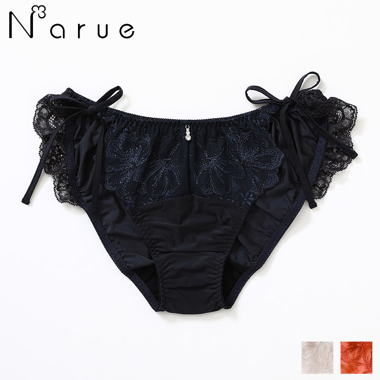 20-78112｜ナルエー narue フルールシュリ サイドリボンショーツ 全3色 M