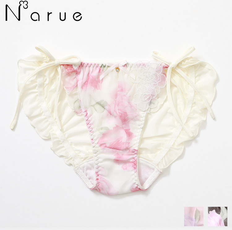 20-78122｜ナルエー narue グランローズ サイドリボンショーツ 全3色 M