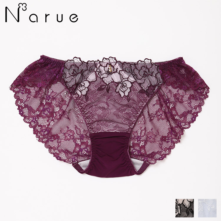 20-78137｜ナルエー narue レジーナ バックレースショーツ 全3色 M