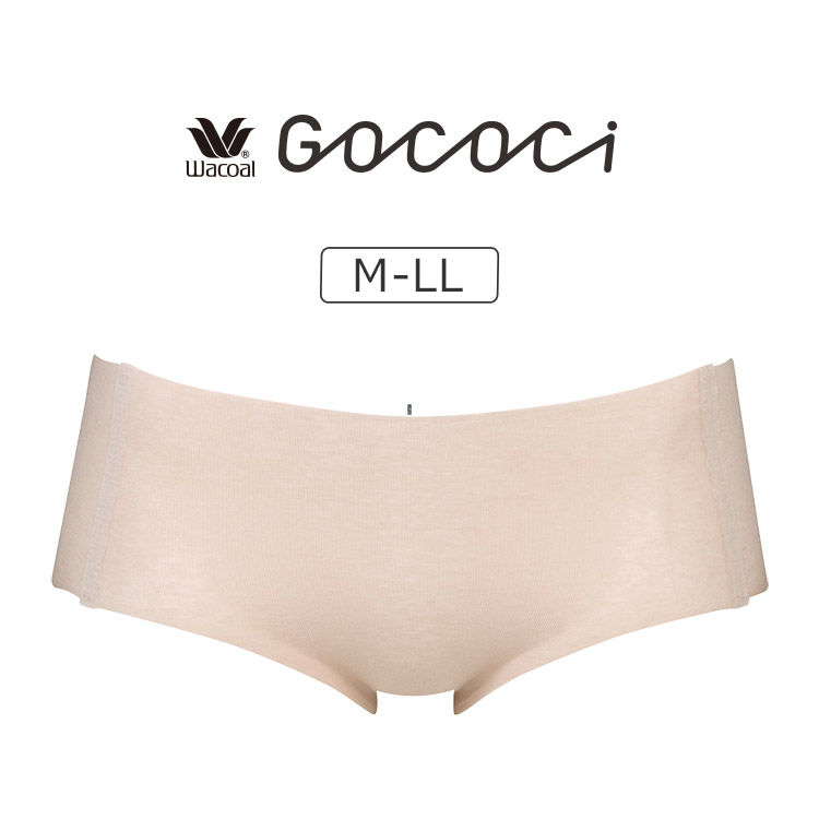 PGG160｜ワコール GOCOCi 綿混ウォーム ボーイレングスショーツ 全3色 M-LL