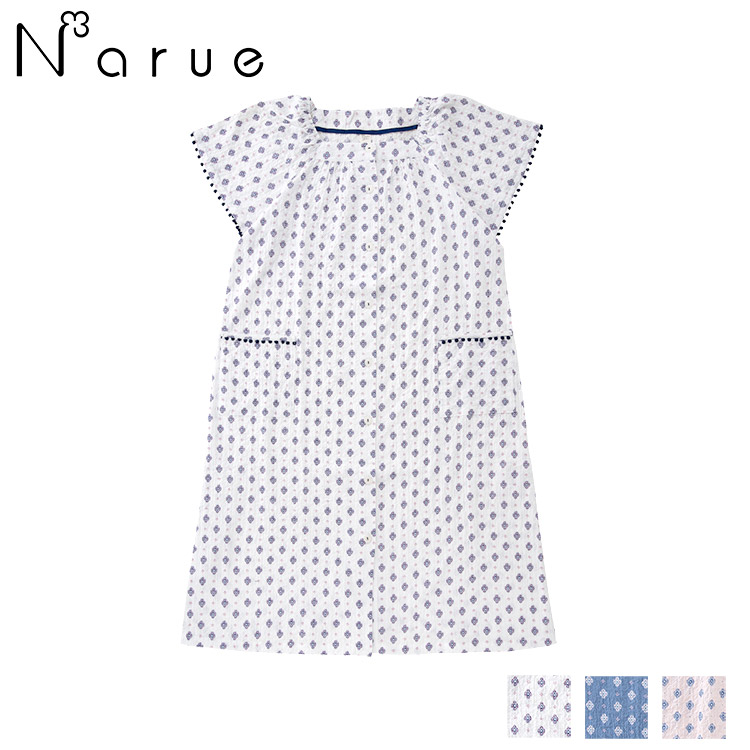 ナルエー Narue シャーリングボイルプロバンスフラワー ワンピース 全3色 M L 下着 ランジェリーの専門店 アンテシュクレ Intesucre