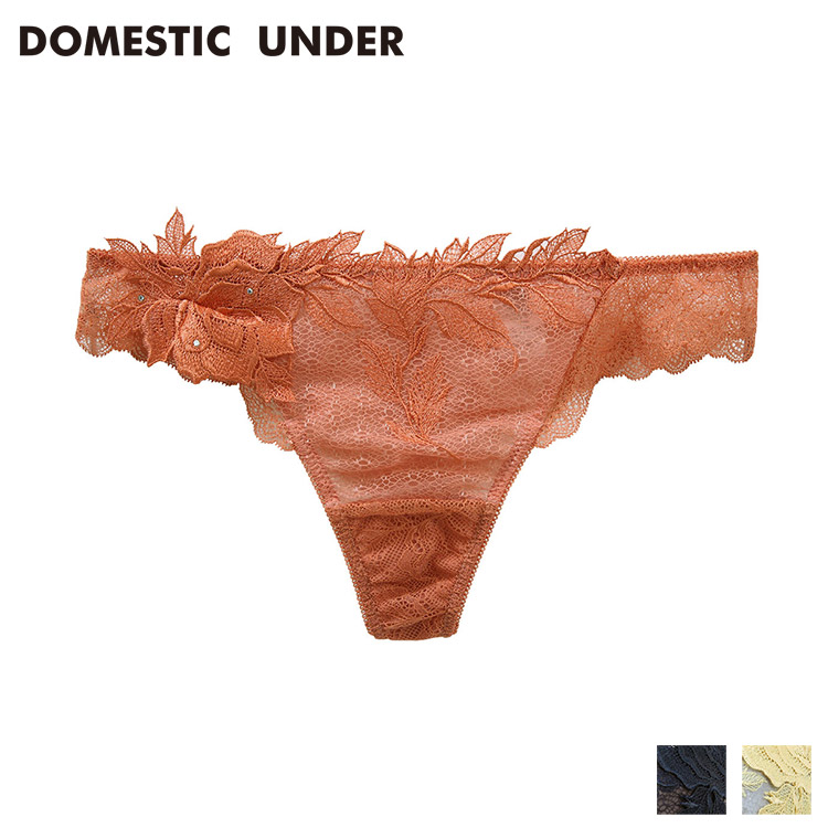 D6388｜ラヴィアドゥ DOMESTIC UNDER ミア ローザ D2253シリーズ Ｔバックショーツ 全3色 M