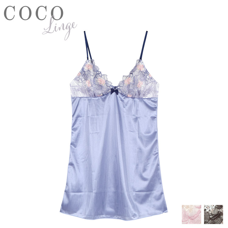 627097｜COCO Linge フローリッシュフラワー スリップ 全3色 M