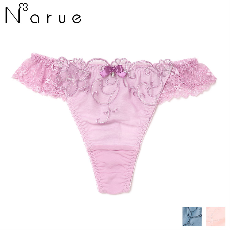 21-18116｜ナルエー narue リベルテ アップリケ Ｔバックショーツ 全3色 M