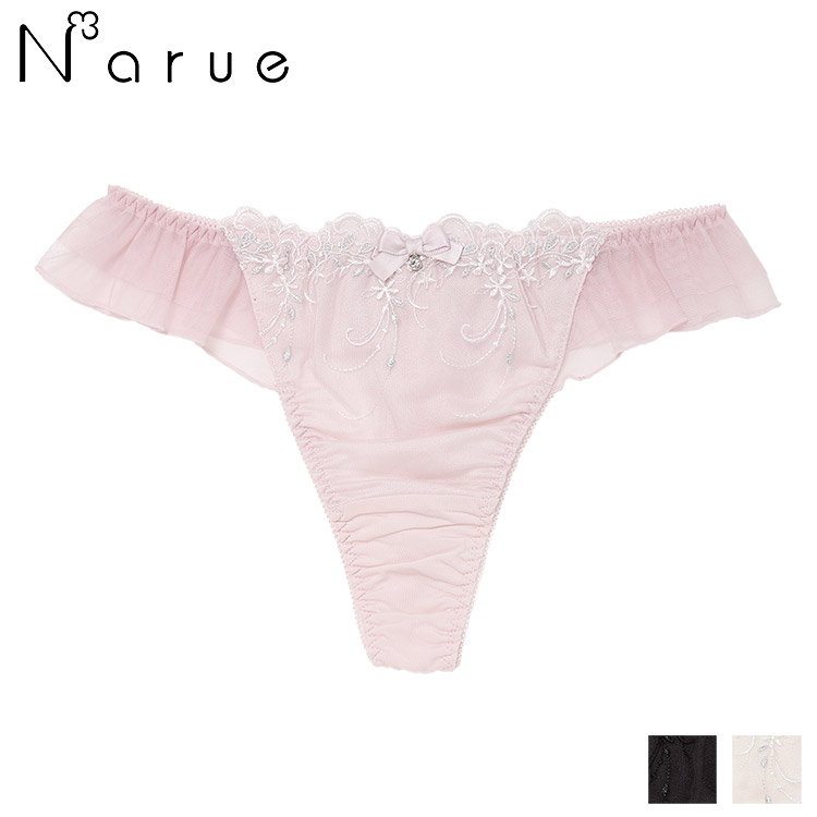 21-18121｜ナルエー narue フリルチュール 21-18520シリーズ Ｔバックショーツ 全3色 M