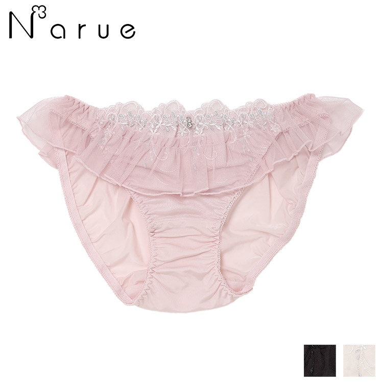 21-18122｜ナルエー narue フリルチュール 21-18520シリーズ フリルレースショーツ 全3色 M