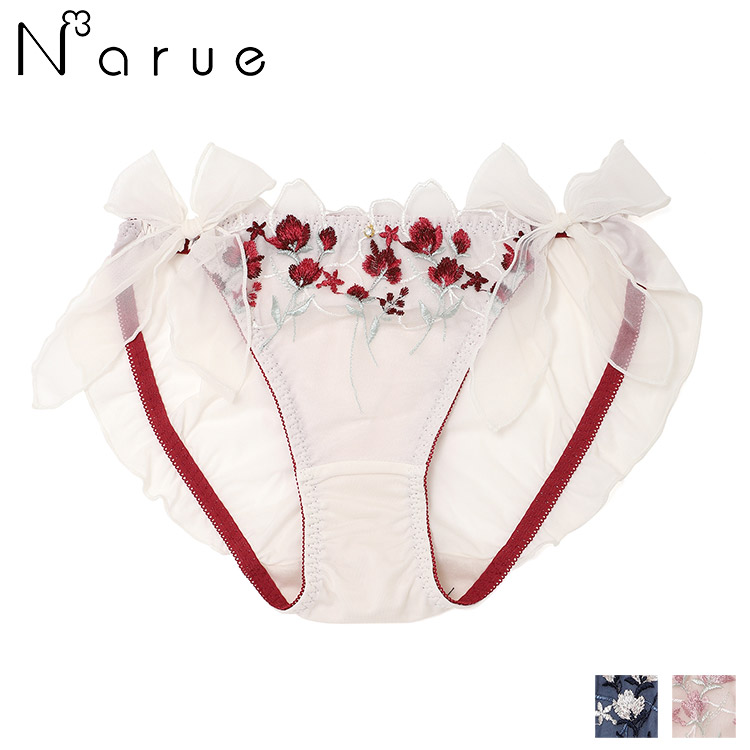 21-58122｜ナルエー narue ブルーメ 21-58521シリーズ サイドリボンショーツ 全3色 M