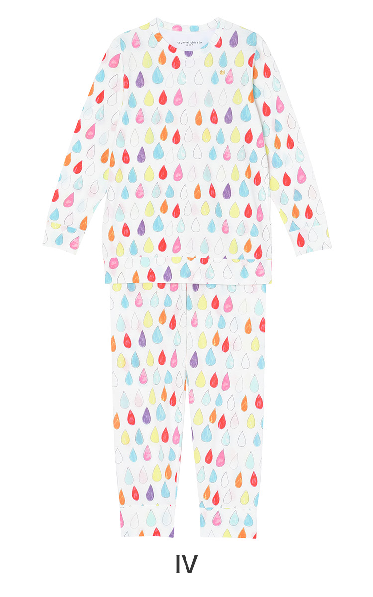 UDX514｜ワコール ツモリチサト パジャマ 上下セット ロング袖＋ロング丈 全3色 M/L