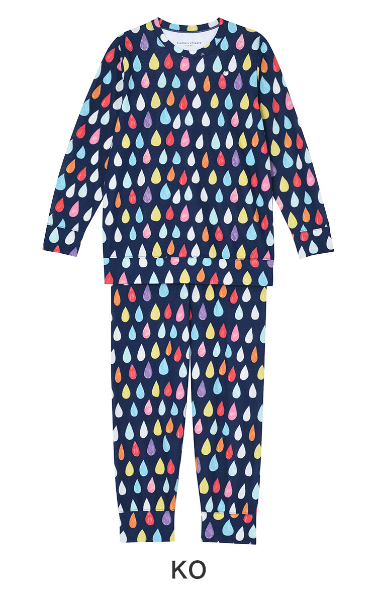 UDX514｜ワコール ツモリチサト パジャマ 上下セット ロング袖＋ロング丈 全3色 M/L