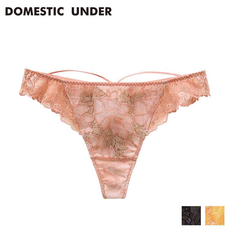 D6390｜ラヴィアドゥ DOMESTIC UNDER オルフェーヴル D2254シリーズ Ｔバックショーツ 全3色 M