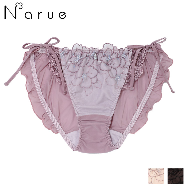 22 ナルエー Narue エタニティー 22 シリーズ サイドリボンショーツ 全3色 M 下着 ランジェリーの専門店 アンテシュクレ Intesucre