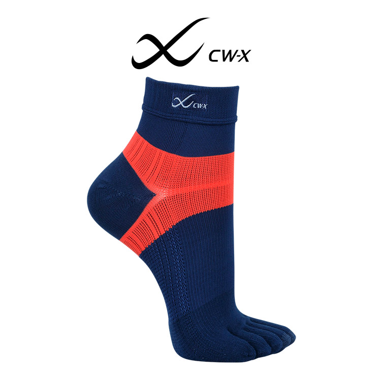 BCR610｜ワコール CW-X パーツ ５本指ソックス ショートタイプ ユニセックス 男女兼用 スポーツ用靴下 全8色 S-L  下着・ランジェリーの専門店 アンテシュクレ(intesucre)