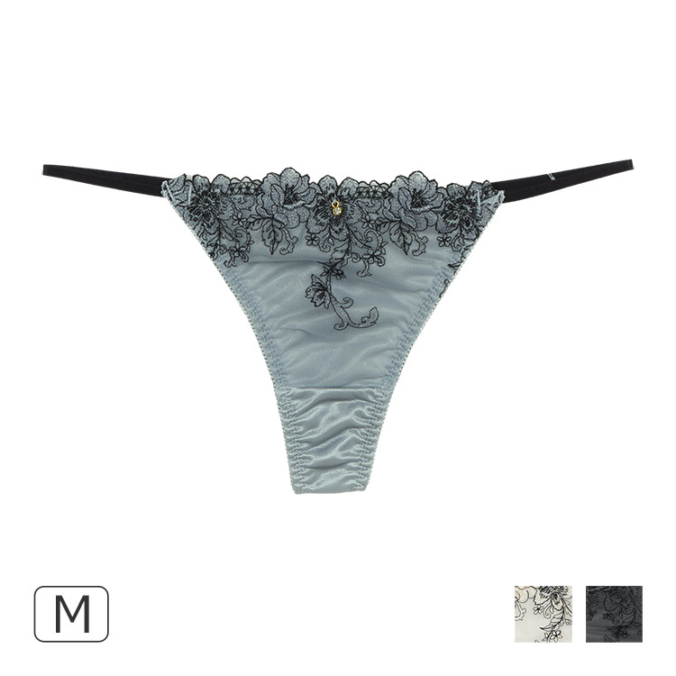 227200｜COCO Linge ミステリアスフラワー Ｔバックショーツ M