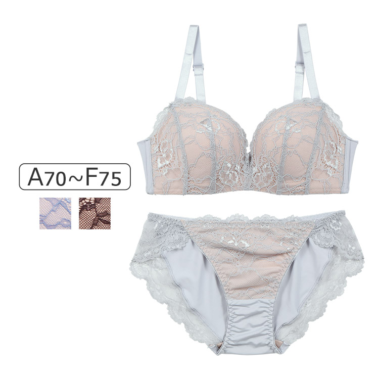 327100B｜COCO Linge シックエフォートレス ブラセット 脇高 ABCDEFカップ アンダー 65/70/75cm