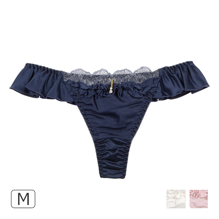 227270｜COCO Linge フローラサテン  Ｔバックショーツ M