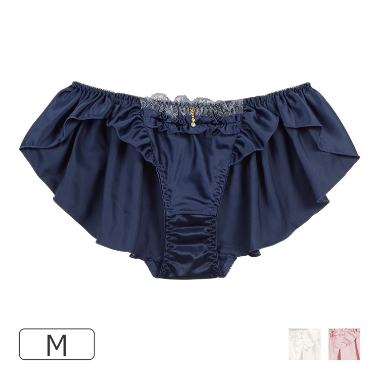 227271｜COCO Linge フローラサテン  フリルショーツ M