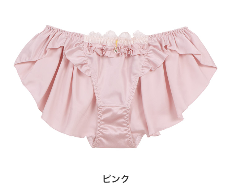 227271|COCO Linge フローラサテン フリルショーツ M 下着 227271|COCO Linge フローラサテン フリルショーツ M 下着