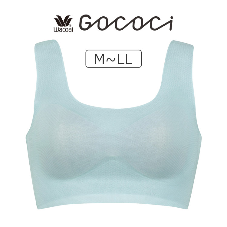 CGG571｜ワコール GOCOCi 涼感タイプ カップ付きハーフトップ M/L/LL