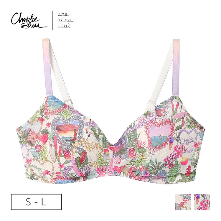 BUN126｜ウンナナクール une nana cool MADE WITH Christie Shinn 364シンプル ノンワイヤーブラ S/M/L