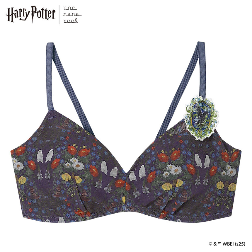 BUN129|ウンナナクール une nana cool Harry Potter × une nana cool 364 シンプル ノンワイヤーブラ S/M/L/LL