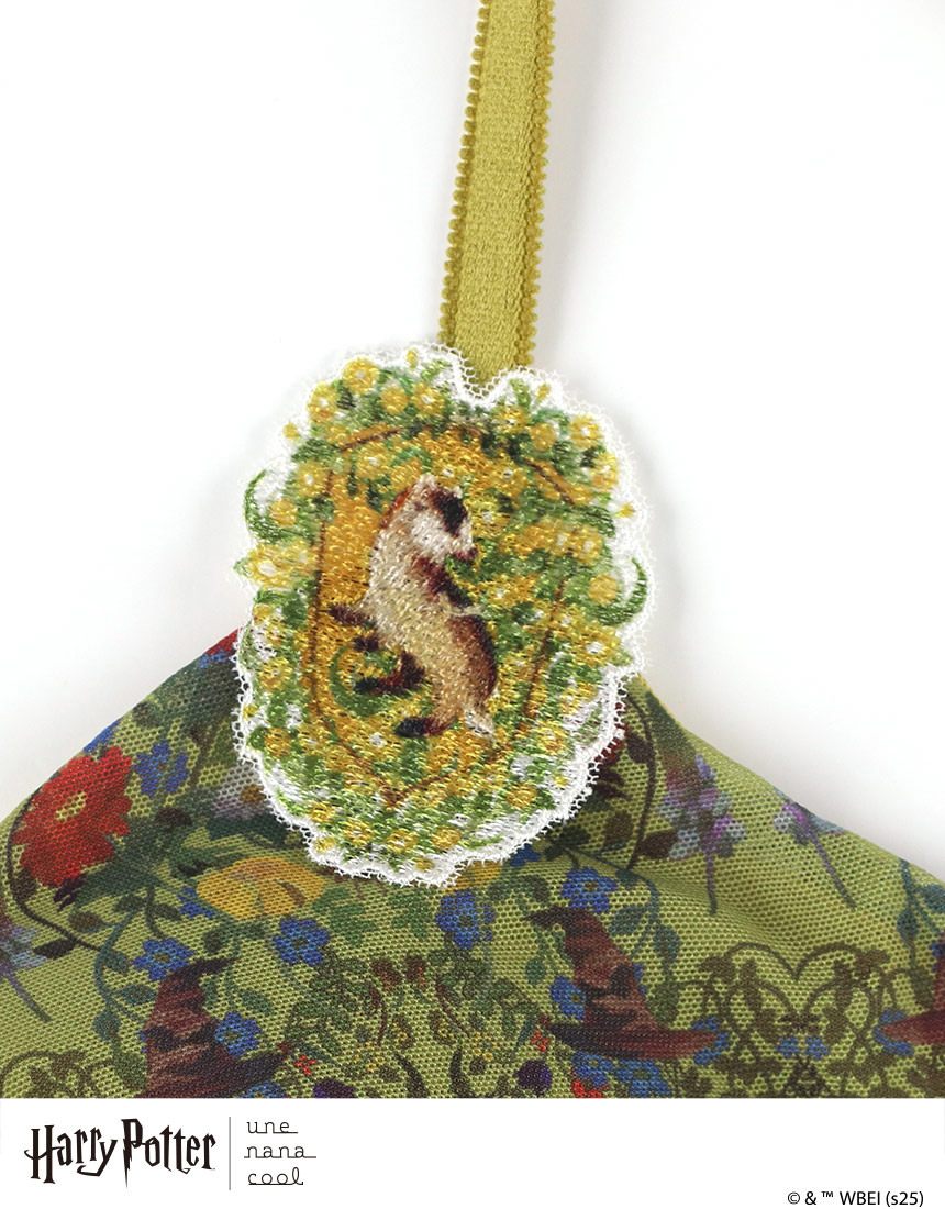 BUN129|ウンナナクール une nana cool Harry Potter × une nana cool 364 シンプル ノンワイヤーブラ S/M/L/LL