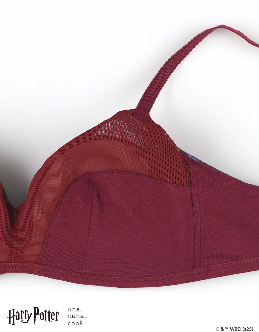 BUN129|ウンナナクール une nana cool Harry Potter × une nana cool 364 シンプル ノンワイヤーブラ S/M/L/LL