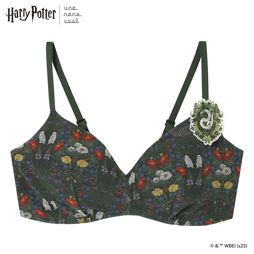 BUN129|ウンナナクール une nana cool Harry Potter × une nana cool 364 シンプル ノンワイヤーブラ S/M/L/LL