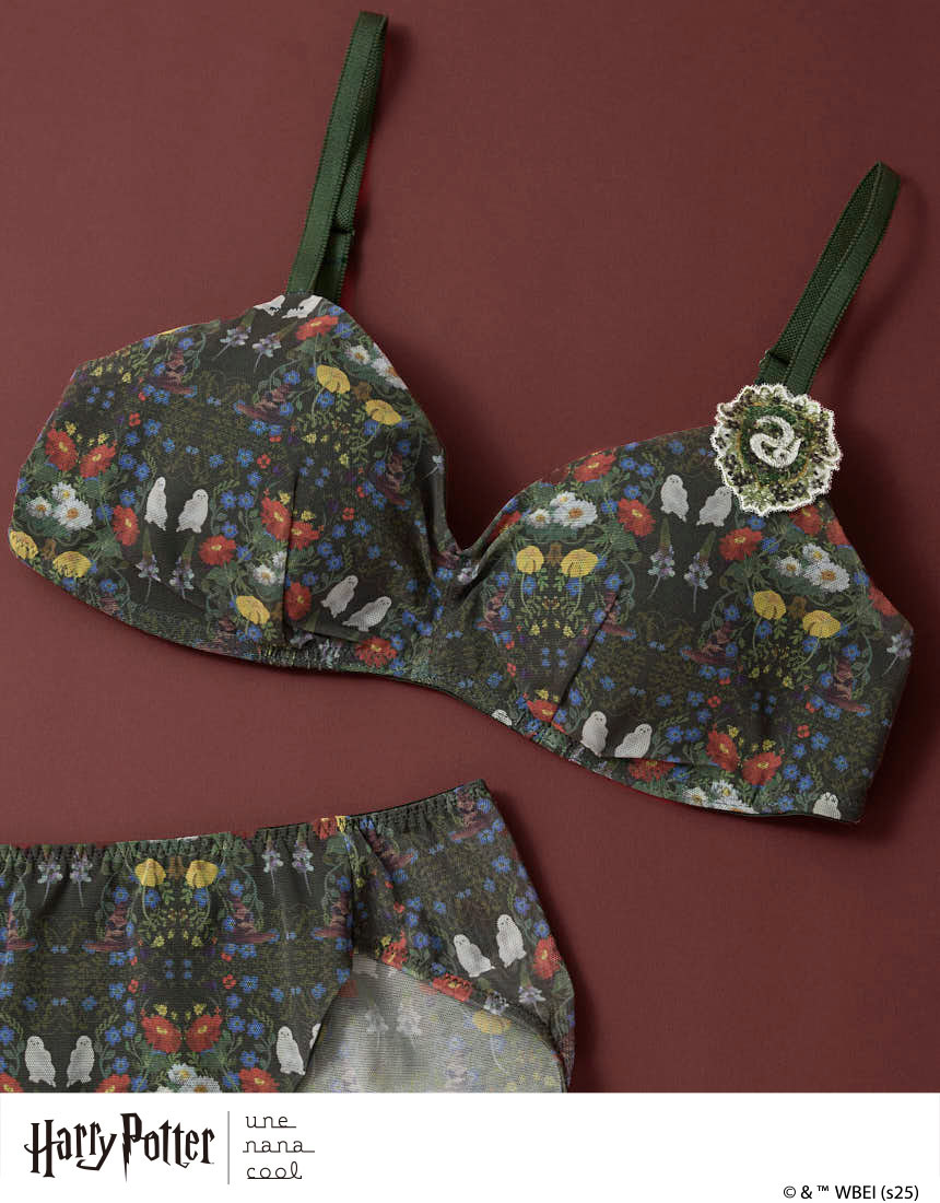 BUN129|ウンナナクール une nana cool Harry Potter × une nana cool 364 シンプル ノンワイヤーブラ S/M/L/LL