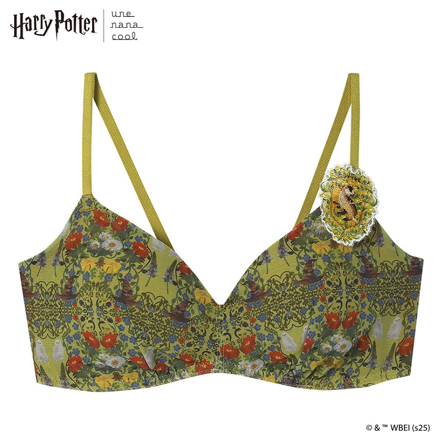 BUN129|ウンナナクール une nana cool Harry Potter × une nana cool 364 シンプル ノンワイヤーブラ S/M/L/LL