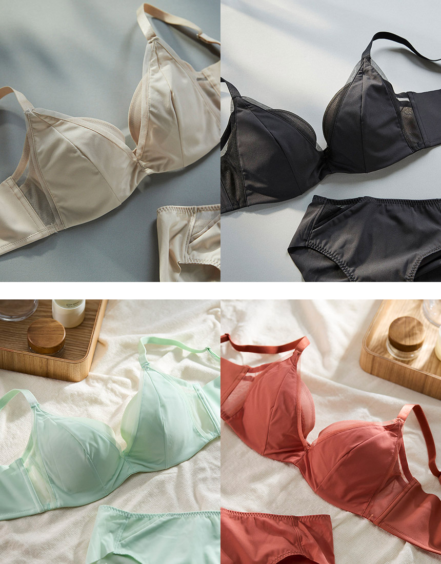 JB2310|ウンナナクール une nana cool 脇スッキリ さあ、わたし シンプル ブラジャー単品 BCDEFGカップ アンダー 65/70/75/80cm