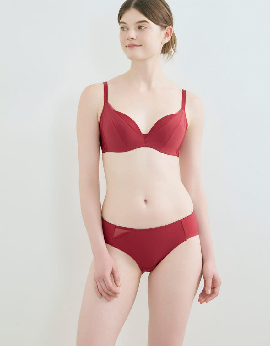 JB2310|ウンナナクール une nana cool 脇スッキリ さあ、わたし シンプル ブラジャー単品 BCDEFGカップ アンダー 65/70/75/80cm