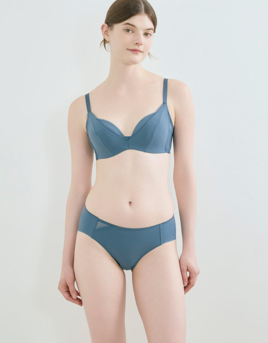 JB2310|ウンナナクール une nana cool 脇スッキリ さあ、わたし シンプル ブラジャー単品 BCDEFGカップ アンダー 65/70/75/80cm